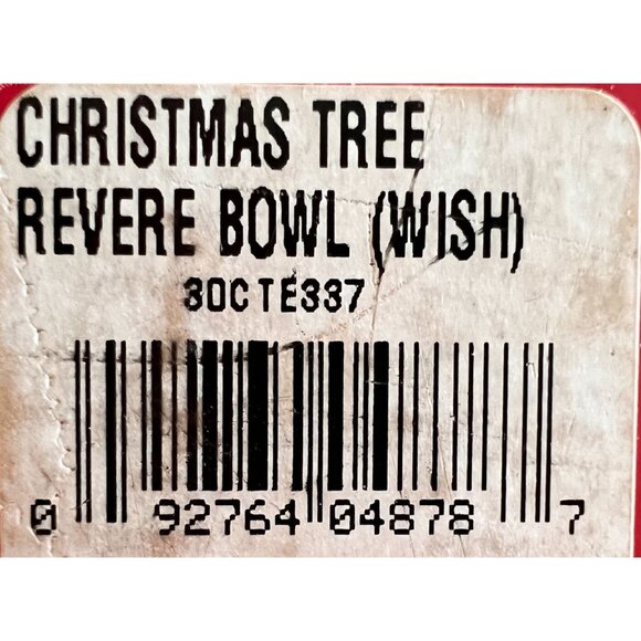 NOS Vintage 2003 Spode Christmas Tree 6" Revere Bowl Holiday Dish Collectible - Picture 10 of 14